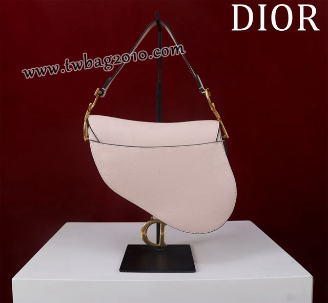Dior专柜新款迪奥高仿原单长肩带大小号牛皮马鞍包手拎斜挎包 djfk1795